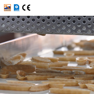 পিএলসি কন্ট্রোল Monaka Wafer উত্পাদন সরঞ্জাম স্টেইনলেস স্টীল আউটপুট সার্ভিস পরে অন্তর্ভুক্ত