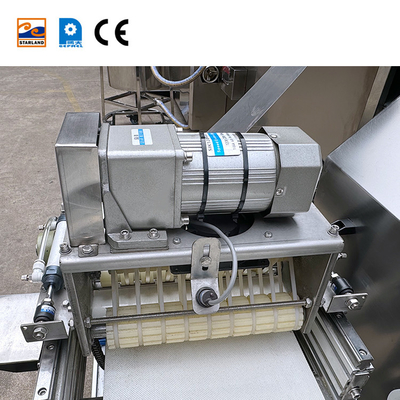 পিএলসি নিয়ন্ত্রিত ডিম রোল উত্পাদন লাইন 1.5KW বেকিং মেশিনের জন্য স্বয়ংক্রিয় ওয়েফেল রোল