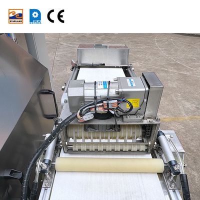 পিএলসি নিয়ন্ত্রিত ডিম রোল উত্পাদন লাইন 1.5KW বেকিং মেশিনের জন্য স্বয়ংক্রিয় ওয়েফেল রোল