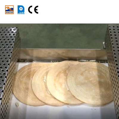 অটোমেটিক ফাংশন পিএলসি কন্ট্রোল সিস্টেমের সাথে গ্যাস চালিত ওয়েফার বিস্কুট উত্পাদন লাইন