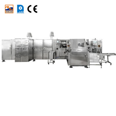 2.0HP প্রধান মোটর Barquillo শঙ্কু উত্পাদন লাইন সম্পূর্ণ স্বয়ংক্রিয়