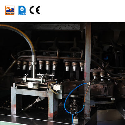PLC ২৮ মোল্ডস ওয়েফার কোন প্রোডাকশন লাইন, কাস্টমাইজড ডিজাইন সহ