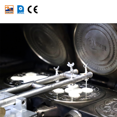 2.0HP স্টেইনলেস স্টিল উপাদান দিয়ে তৈরি ওয়েফার বিস্কুট তৈরির মেশিন