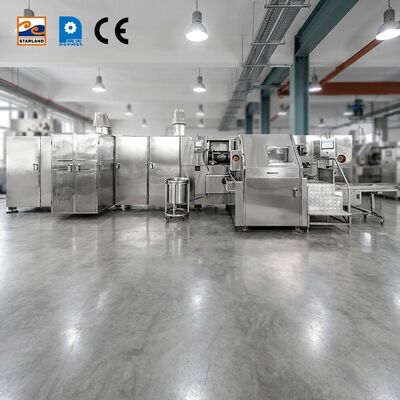 সম্পূর্ণ স্বয়ংক্রিয় সমাবেশ লাইন ব্যাকিলো কনস উত্পাদন লাইন খাদ্য আইসক্রিম জন্য নির্মিত উৎপাদন এবং স্থিতিশীল পণ্য প্রদান