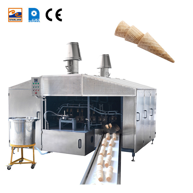 1.0HP 28 প্লেট ওয়েফার শঙ্কু উত্পাদন লাইন ওয়েফার শঙ্কু তৈরির জন্য বেকারি সরঞ্জাম