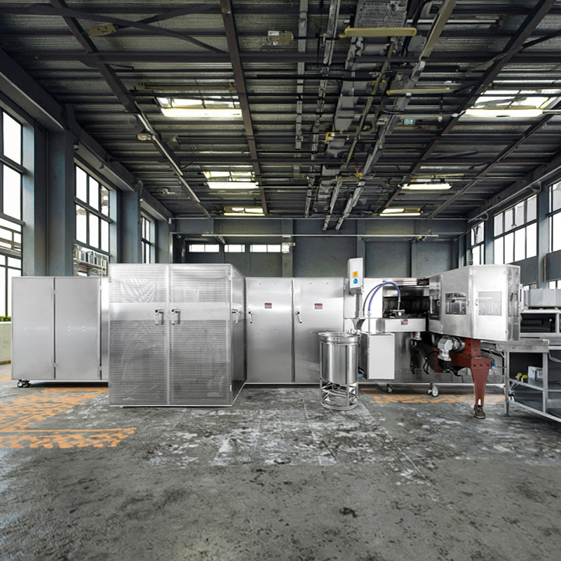 পিএলসি কন্ট্রোল সিস্টেম স্বয়ংক্রিয় ওয়াফল বাস্কেট মেশিন, উচ্চ চাহিদা সম্পন্ন বাজারে স্টেইনলেস স্টিলের বাস্কেটের জন্য