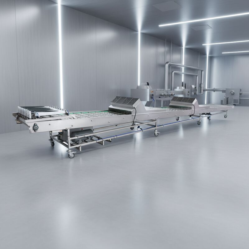 কারখানার সরাসরি বিক্রয় স্বয়ংক্রিয় মার্শালিং কুলিং কনভেয়র, আনুষাঙ্গিক সহ