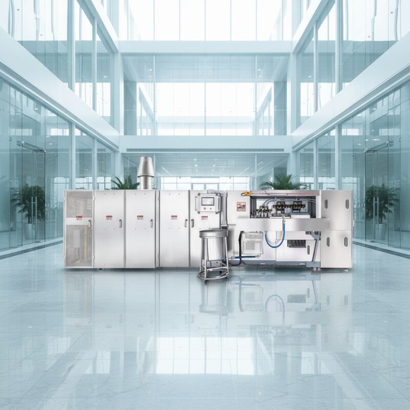 স্টেইনলেস স্টিল দিয়ে তৈরি স্বয়ংক্রিয় ওয়েফার কোন মেশিন, সুস্বাদু মচমচে ওয়েফার কোন তৈরির জন্য নিখুঁত