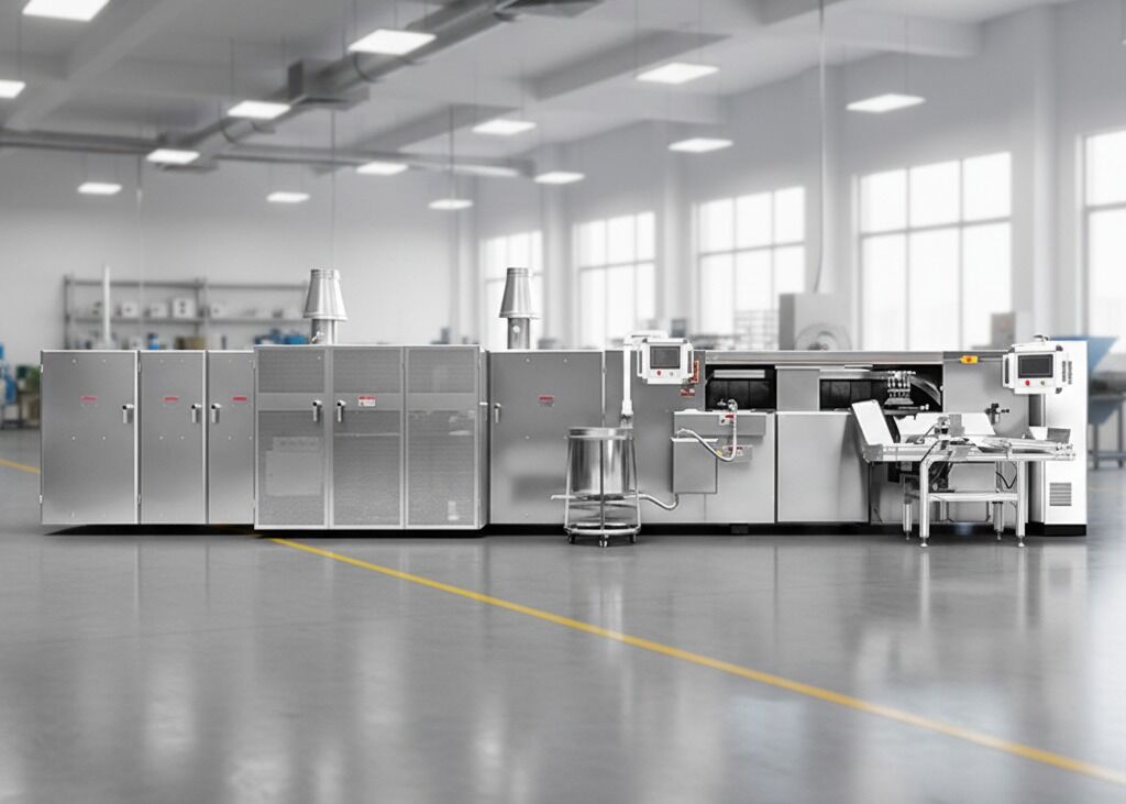 খাদ্য শিল্পে ধারাবাহিক উৎপাদন এবং সহজ রক্ষণাবেক্ষণের জন্য ডিজাইন করা স্বয়ংক্রিয় ডিম রোল উৎপাদন লাইন