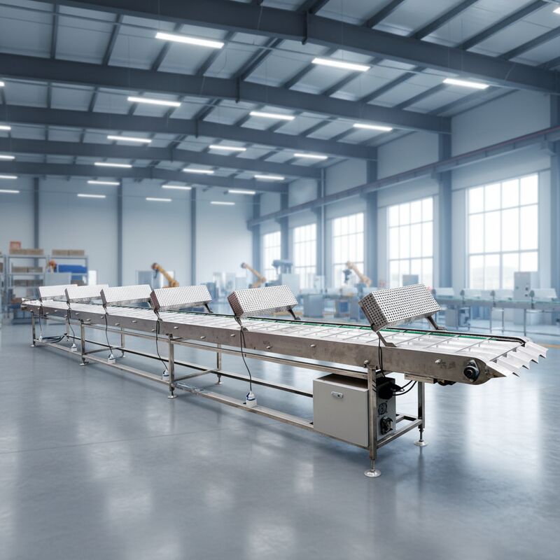 আনুষাঙ্গিক প্রস্তুত মার্শালিং কুলিং কনভেয়র সহজ রক্ষণাবেক্ষণ পদ্ধতি