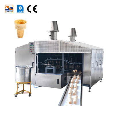 PLC ২৮ মোল্ডস ওয়েফার কোন প্রোডাকশন লাইন, কাস্টমাইজড ডিজাইন সহ