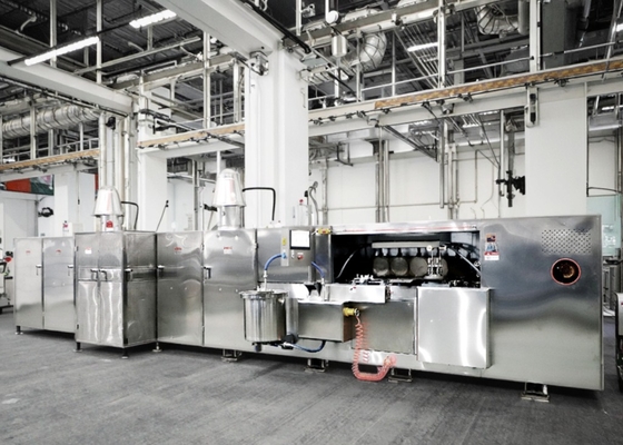 2.0HP স্টেইনলেস স্টিল উপাদান দিয়ে তৈরি ওয়েফার বিস্কুট তৈরির মেশিন
