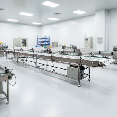 মার্শালিং কুলিং কনভেয়র পাওয়ার সাপ্লাই ক্রমাগত খাদ্য প্রক্রিয়াকরণের জন্য ডিজাইন করা