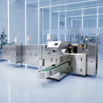 উচ্চ উত্পাদনশীলতা আইসক্রিম শঙ্কু তৈরির মেশিন স্পেসিফিকেশন ধারাবাহিক শঙ্কু প্রদানের জন্য নির্মিত