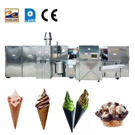 380V 5 কেজি ঘন্টা বাণিজ্যিক আইসক্রিম ওয়াফল শঙ্কু প্রস্তুতকারকের জন্য সম্পূর্ণ স্বয়ংক্রিয় উত্পাদন লাইন